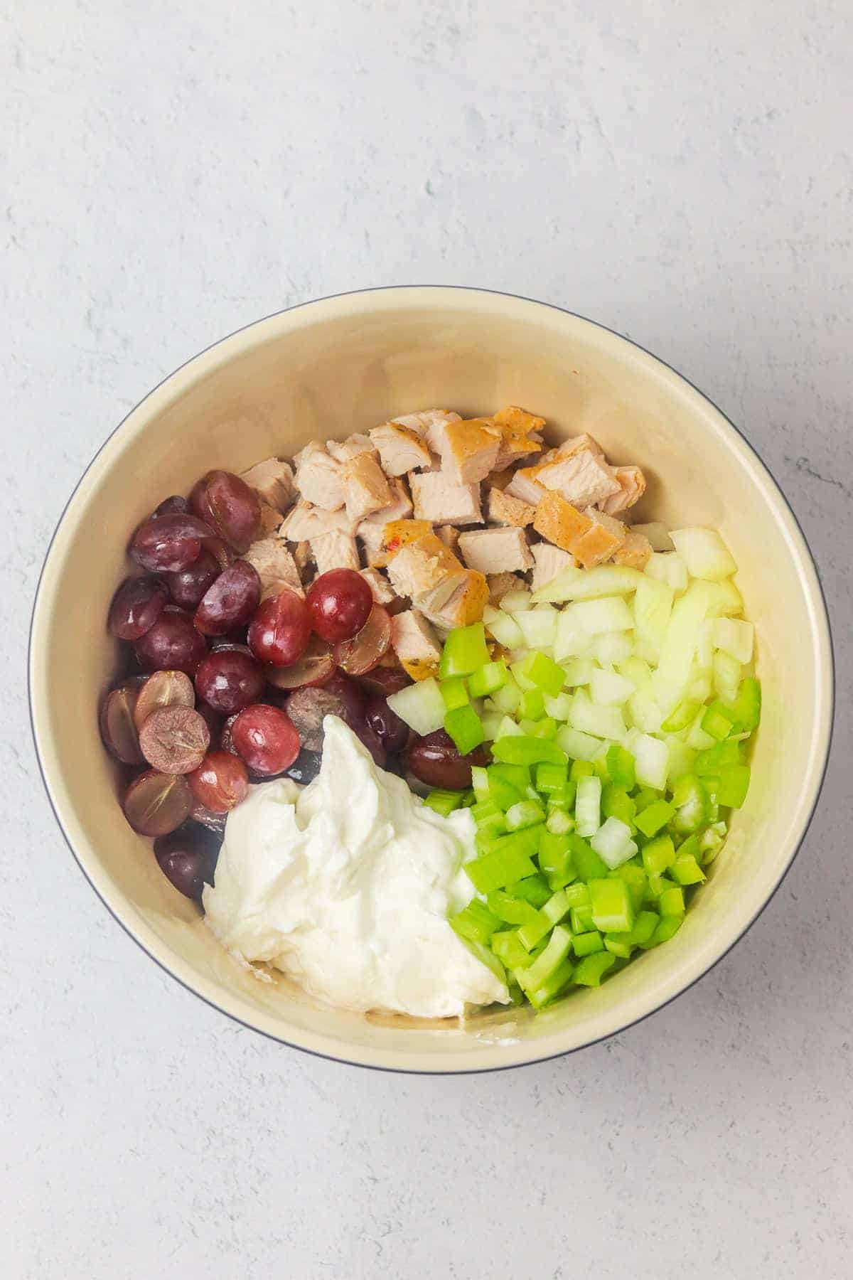 turkey salad with grapes ingredients