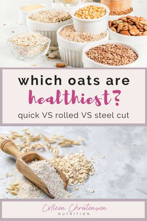 which type of oats are healthiest? Steel cut VS quick oats VS rolled oats