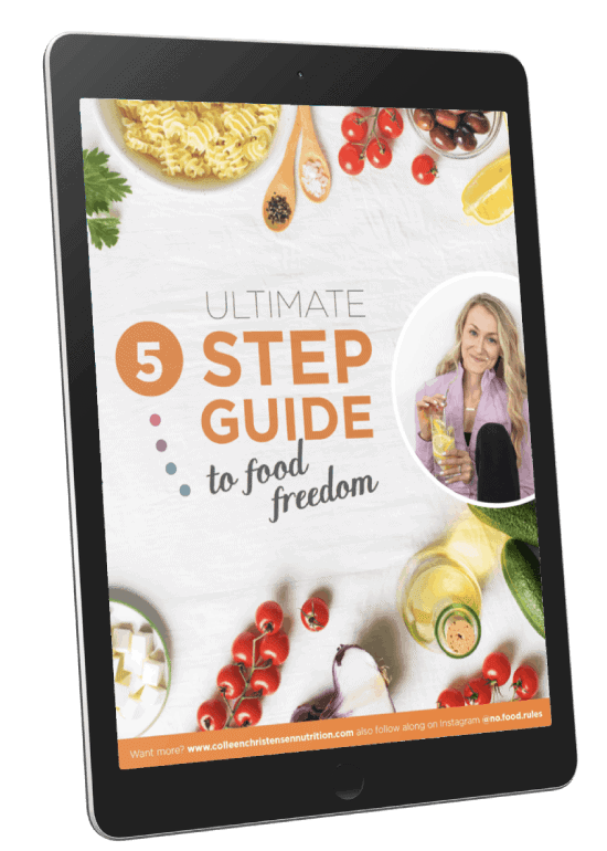 Snag your FREE Ultimate 5 Step Guide To Food Freedom!