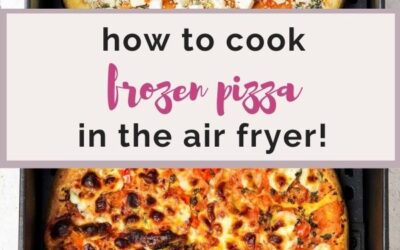 How to cook frozen pizza in the air fryer