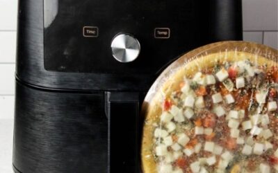 air fryer frozen pizza in 10 minutes