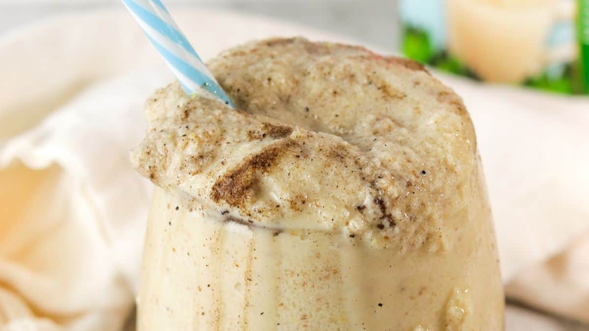 High Protein Eggnog Smoothie Colleen Christensen Nutrition