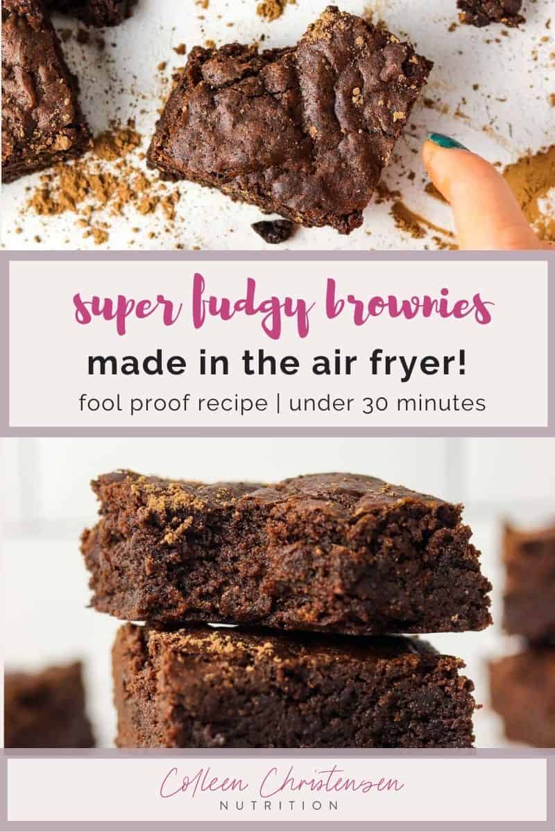 Air Fryer Brownies [From Scratch + Box Mix Instructions]