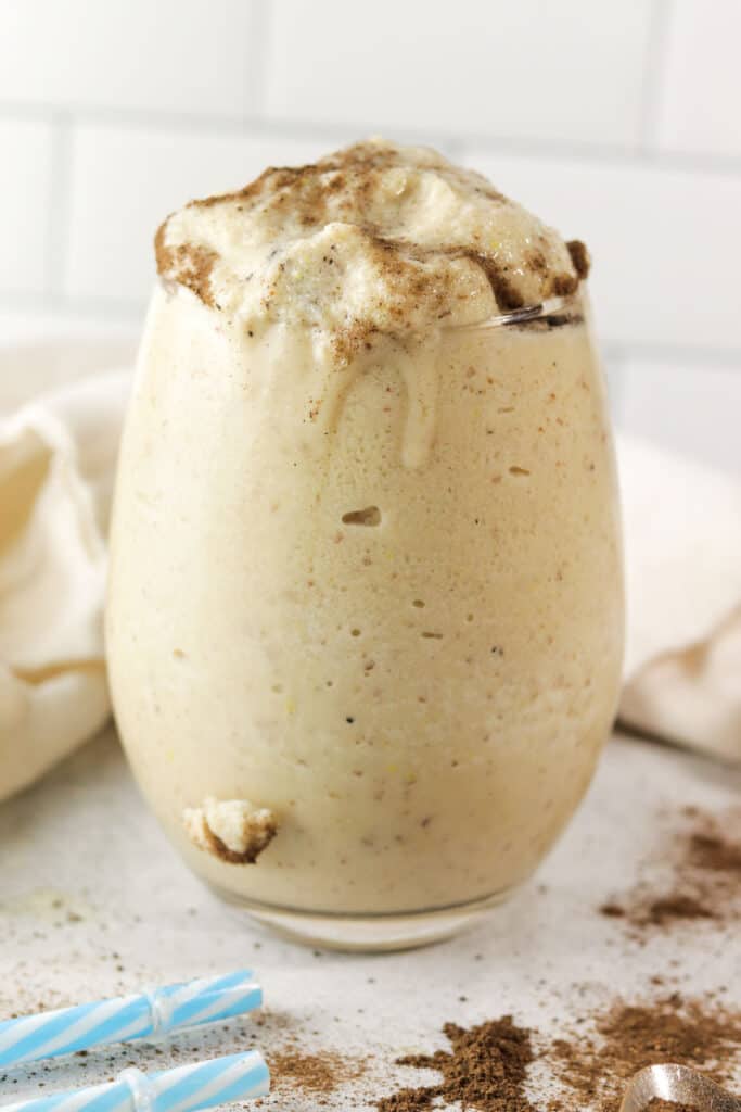 High Protein Eggnog Smoothie Colleen Christensen Nutrition