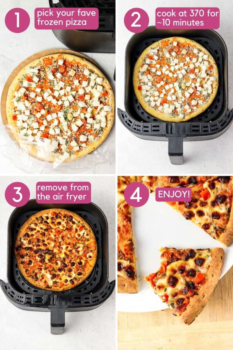 Perfectly Cooked Air Fryer Frozen Pizza Colleen Christensen Nutrition