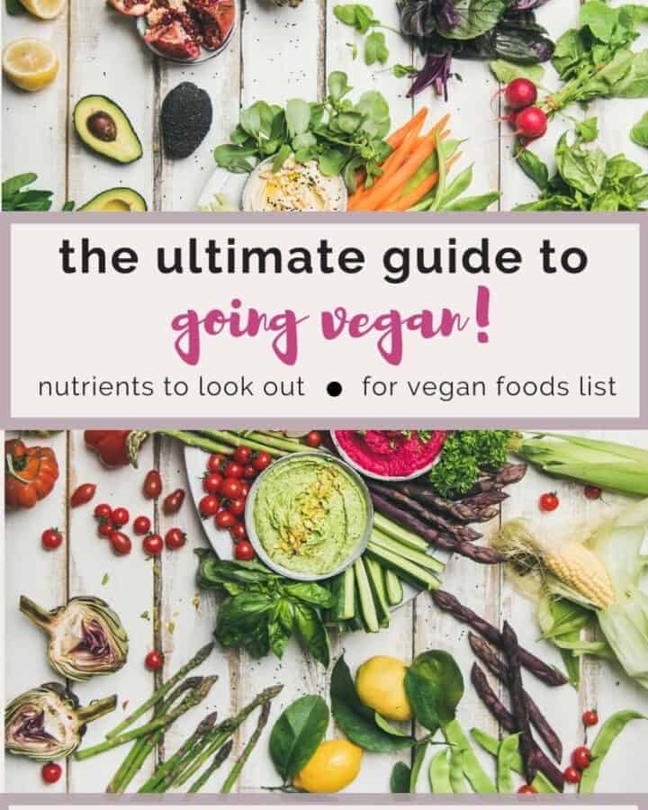 the ultimate guide to going vegan.