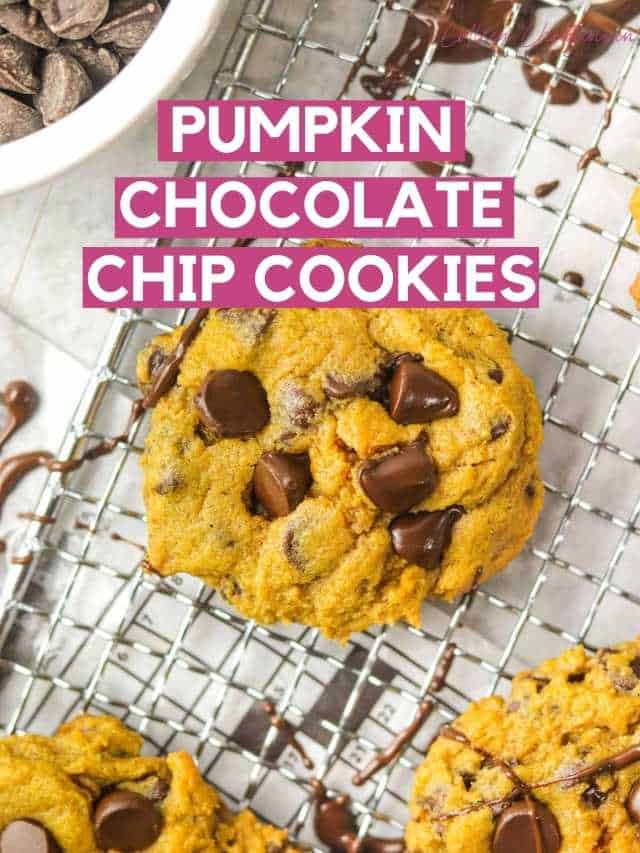 Pumpkin Chocolate Chip Cookies Web Story Cover