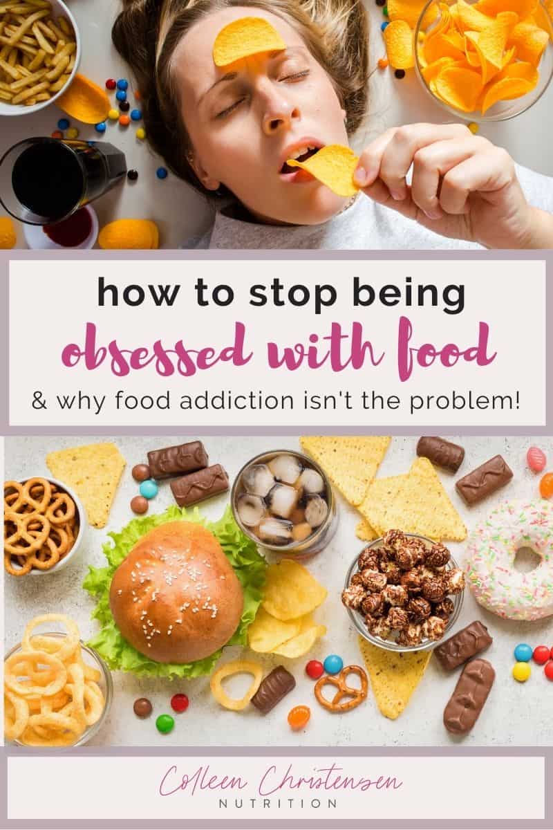 how to stop being obsessed with food.