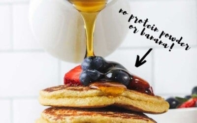 10 minute pancakes packed with protein no protein powder