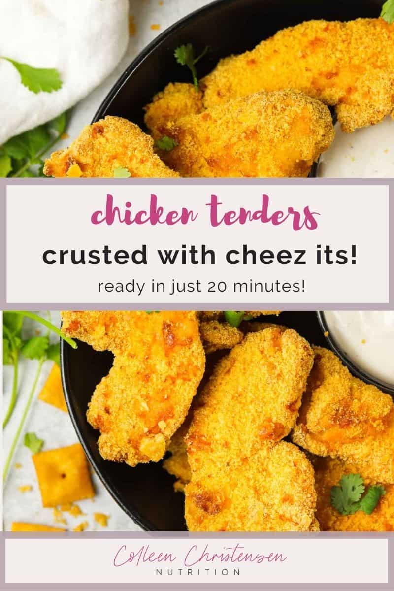 Easy Cheez It Chicken Tenders - Colleen Christensen Nutrition