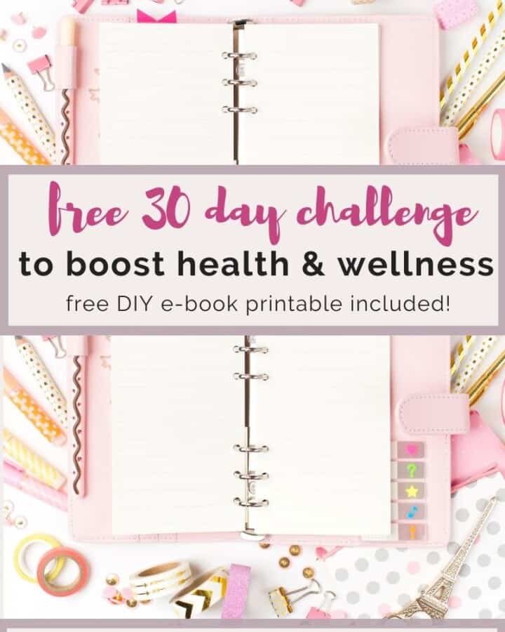 free 30 day challenge to boost health & wellness
