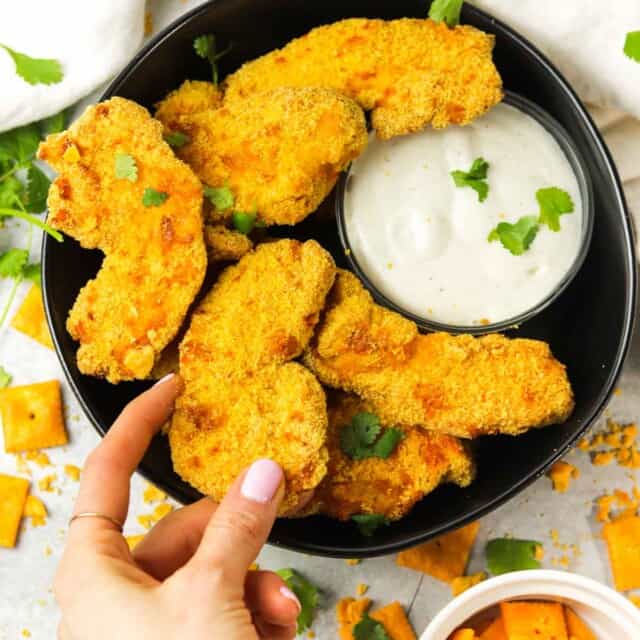 Easy Cheez It Chicken Tenders Colleen Christensen Nutrition