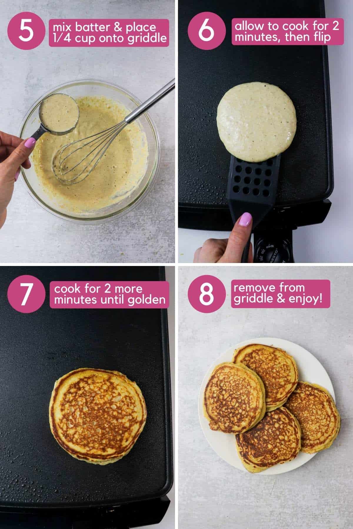 how to cook protein pancakes without protein powder or banana