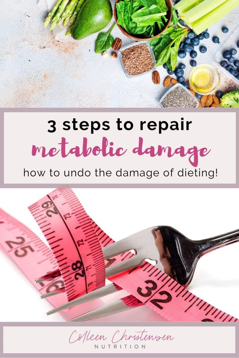 3 steps to repair metabolic damage