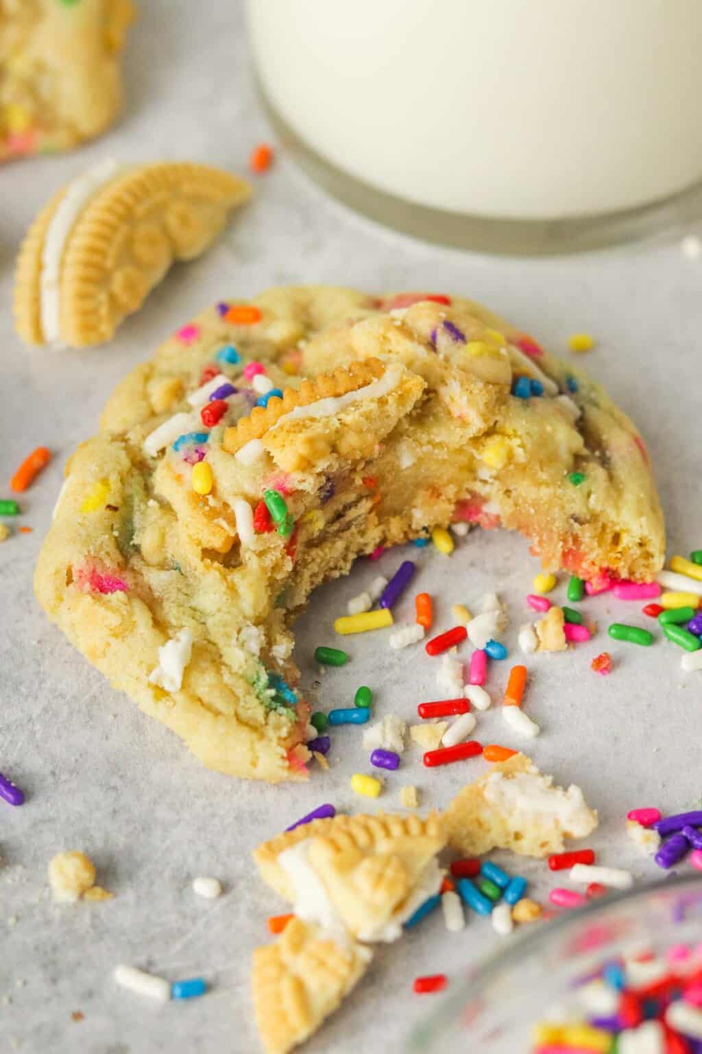 Easy Birthday Cake Cookies Colleen Christensen Nutrition