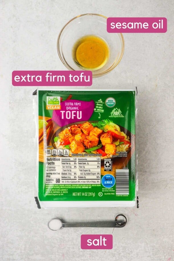 Crispy Air Fryer Tofu [4 Ways!] Colleen Christensen Nutrition