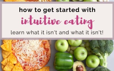 how to get started with intuitive eating