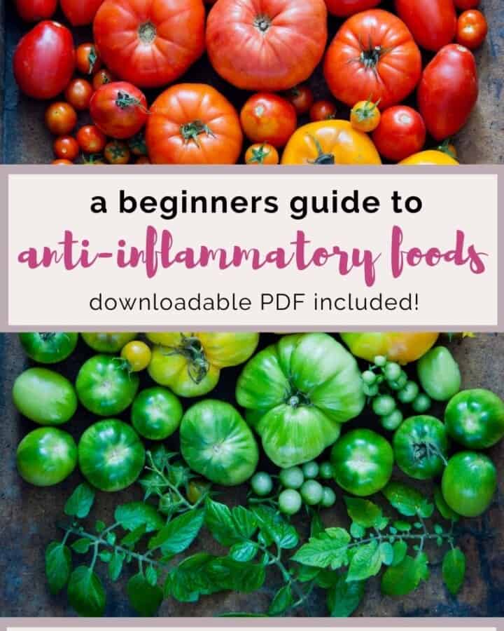 A beginners guide to anti-inflammatory foods.