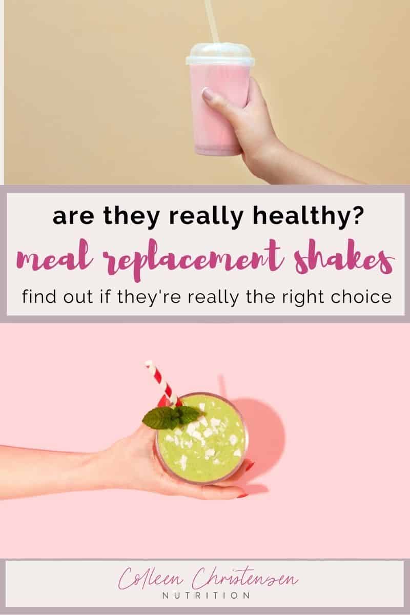 Are meal replacement shakes really healthy?