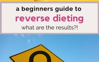 beginners guide to reverse dieting.