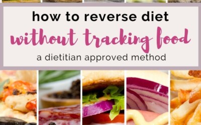 how to reverse diet without tracking food.