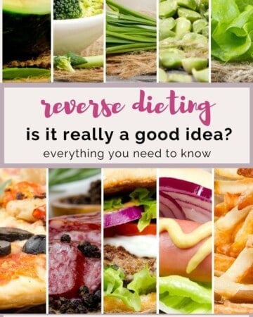 is reverse dieting a good idea?