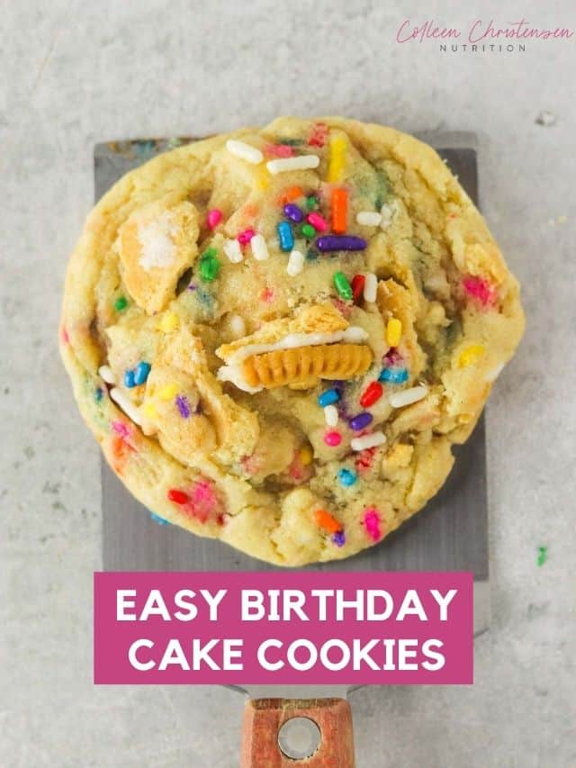 Birthday Cake Cookies Web Story Cover
