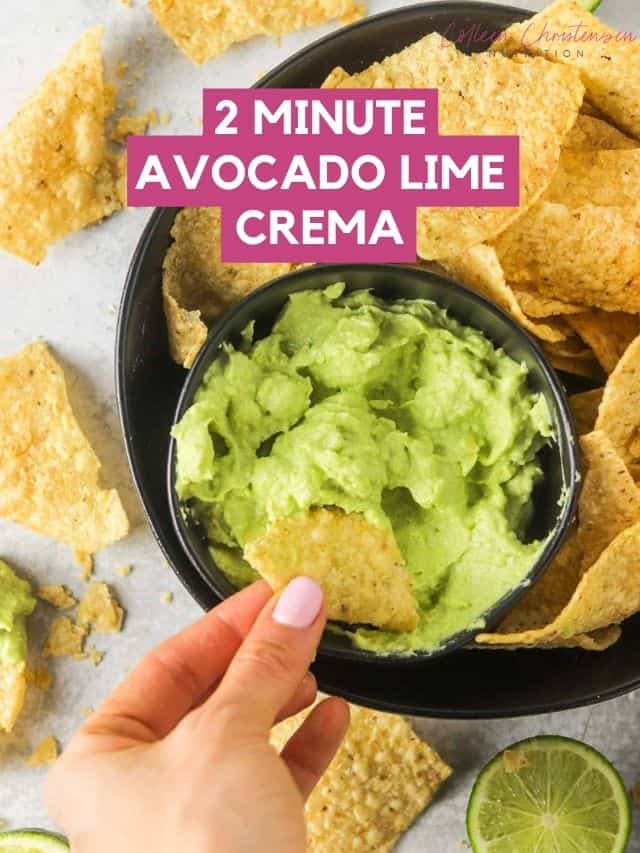 avocado lime crema Web Story Cover