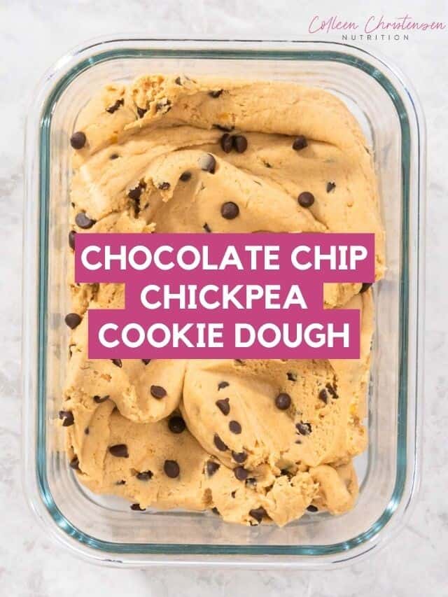 Chocolate Chip Chickpea Cookie Dough