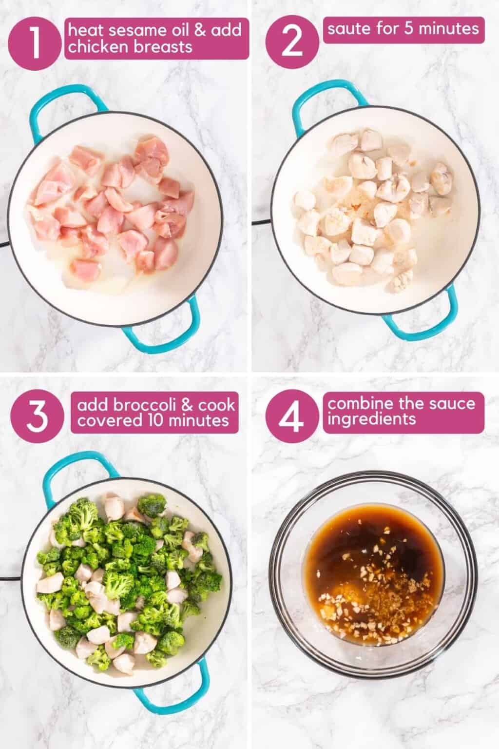 Easiest Broccoli Chicken Stir Fry - Colleen Christensen Nutrition