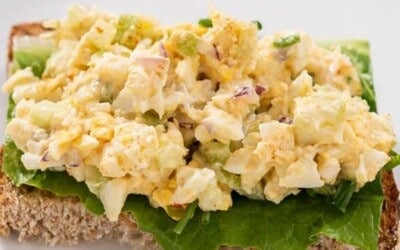 Instant Pot Egg Salad Blog Post Images.