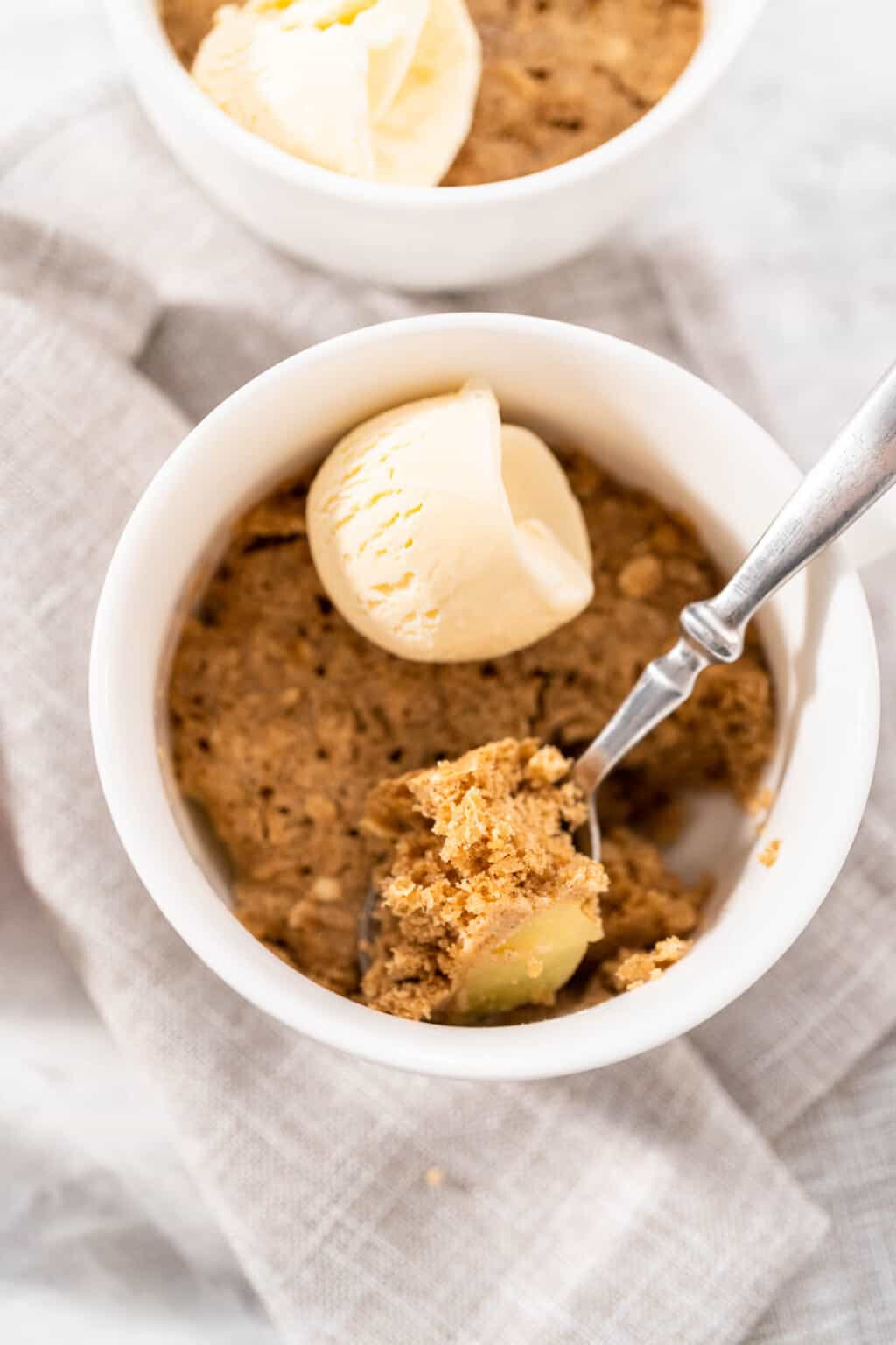Oatmeal Apple Mug Cake Colleen Christensen Nutrition