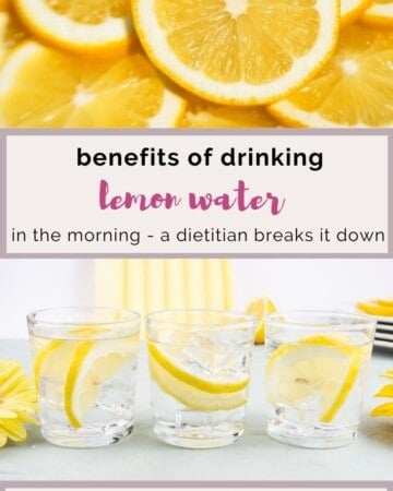 benefits of drinking lemon water in the morning.
