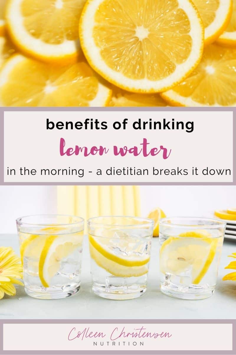 benefits of drinking lemon water in the morning.