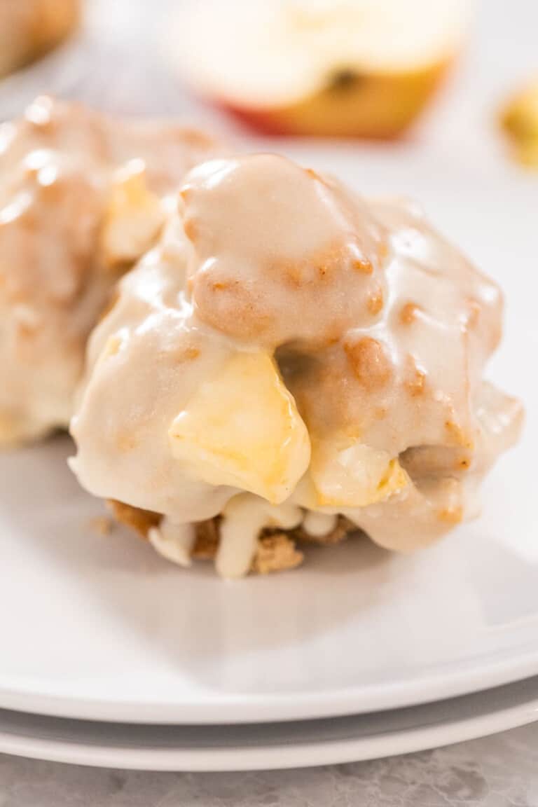 Air Fryer Apple Fritters Colleen Christensen Nutrition