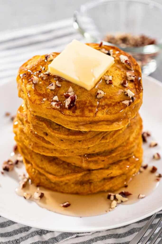 Easy Bisquick Pumpkin Pancakes Colleen Christensen Nutrition