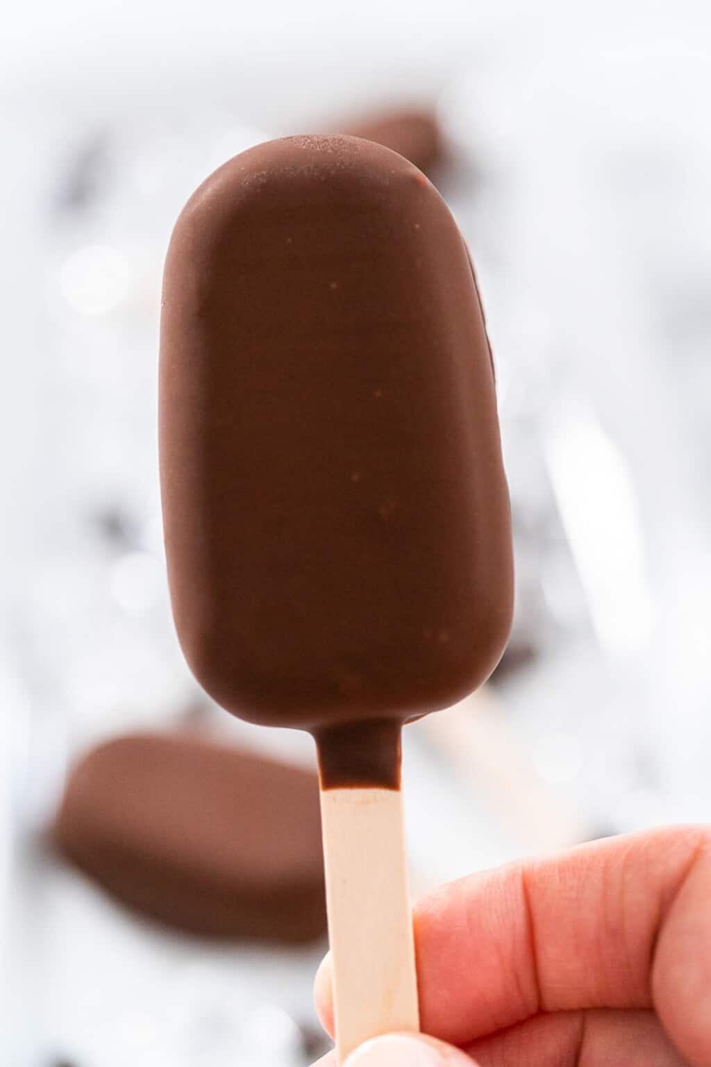 Chocolate-Dipped Ice Cream Bars - Colleen Christensen Nutrition