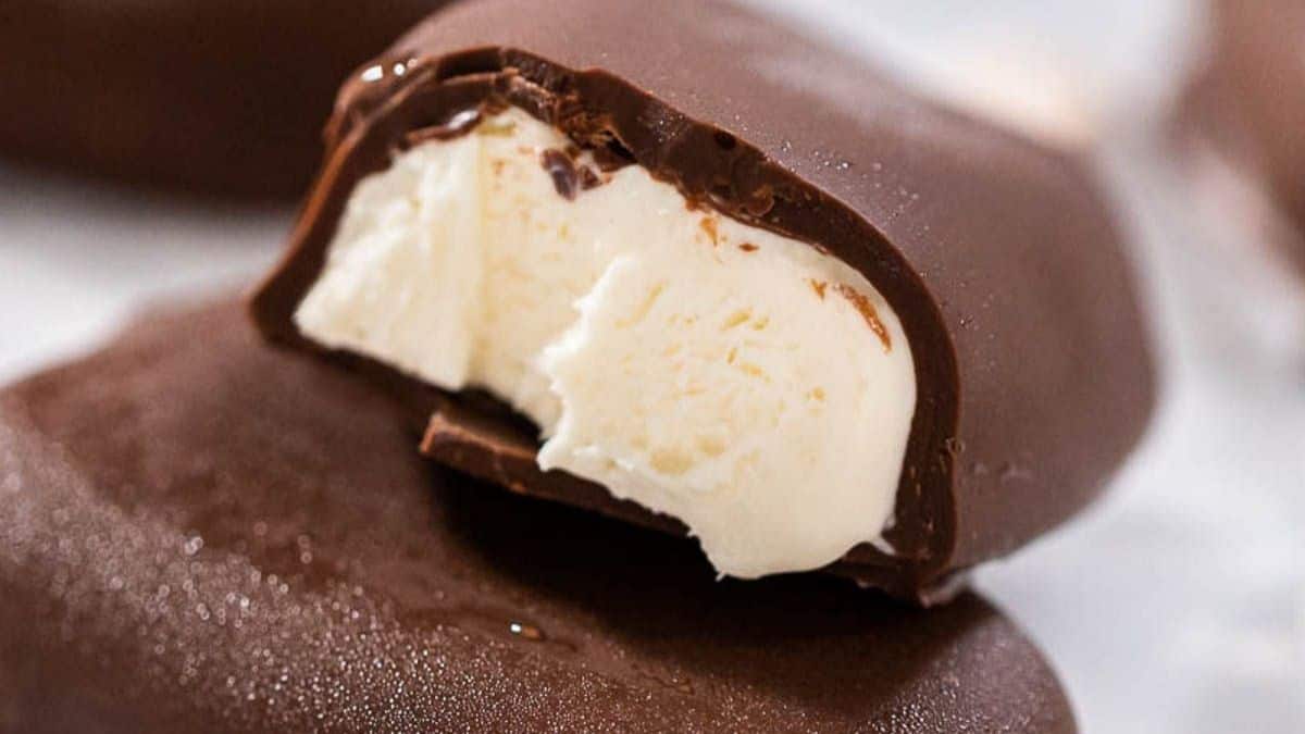 Vanilla and Chocolate Homemade Ice Cream Bars • Now Cook This!