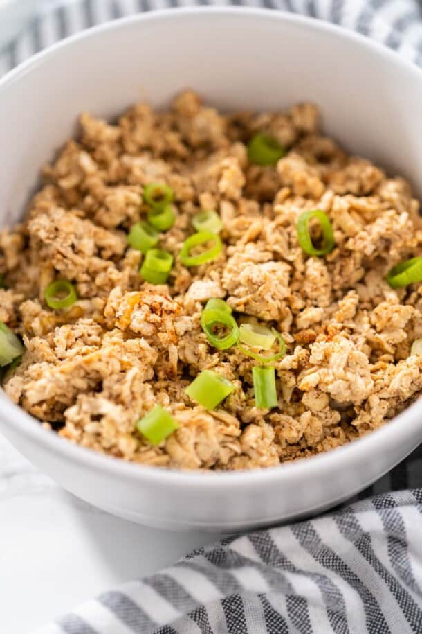Easy Tofu Ground Beef Colleen Christensen Nutrition
