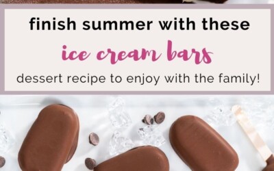 finish summer with these ice cream bars.