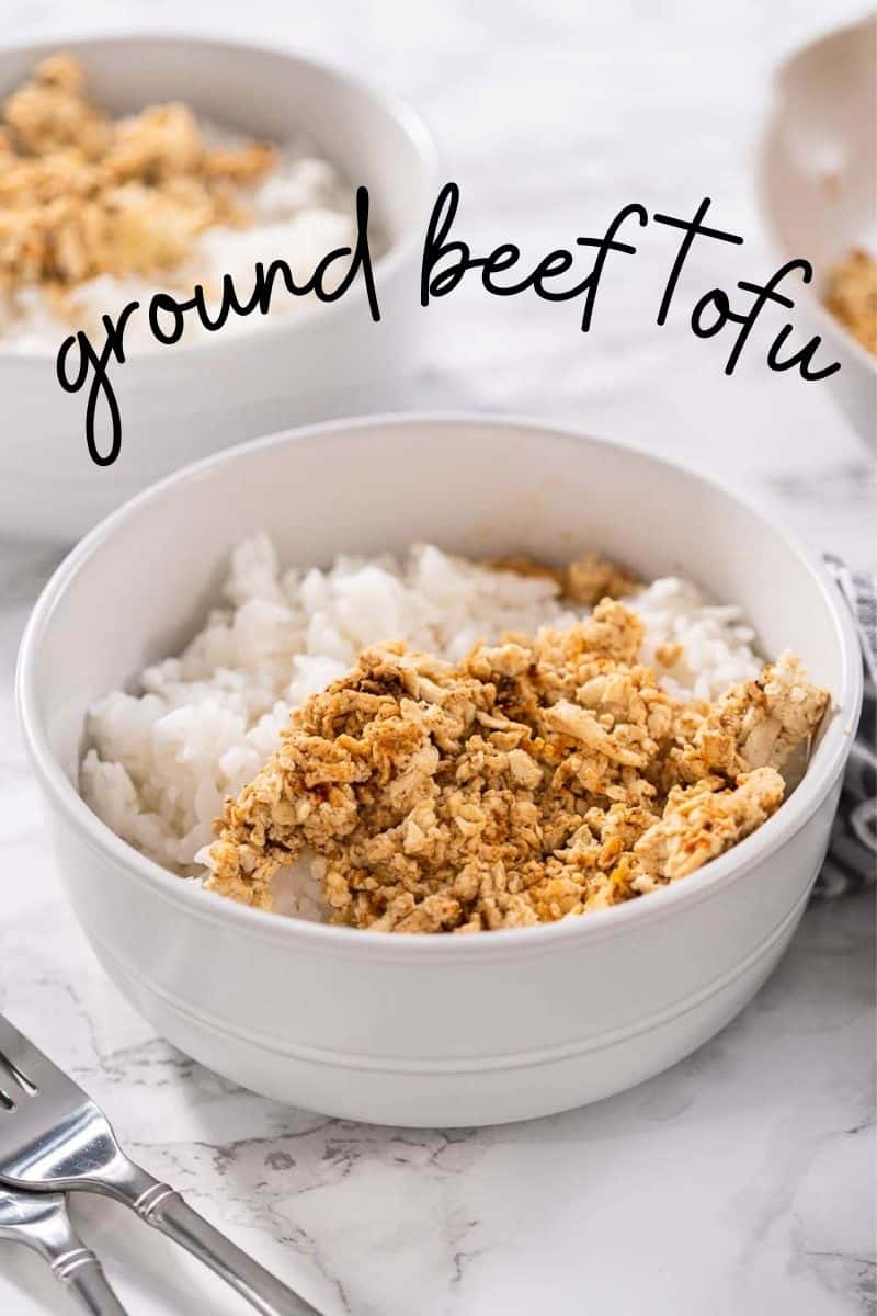 Easy Tofu Ground Beef Colleen Christensen Nutrition