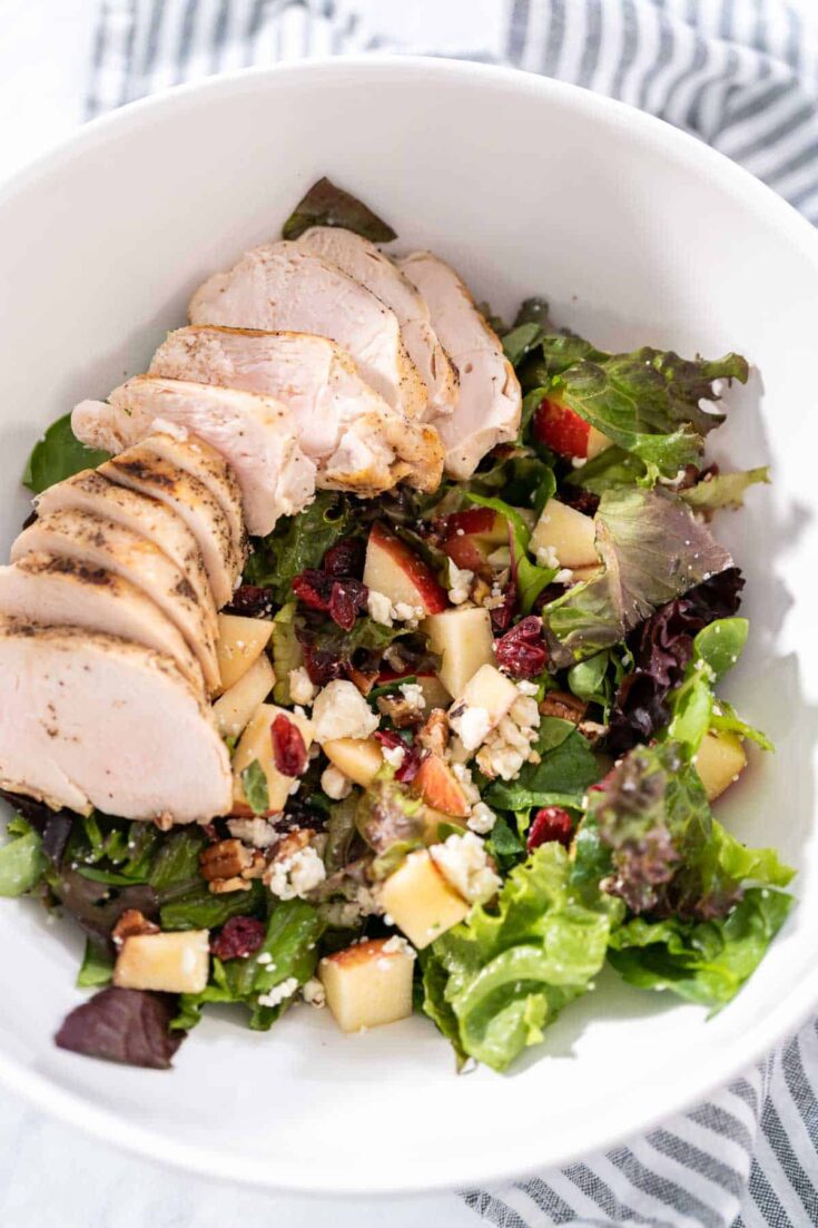 Copycat Wendy's Apple Pecan Salad Colleen Christensen Nutrition