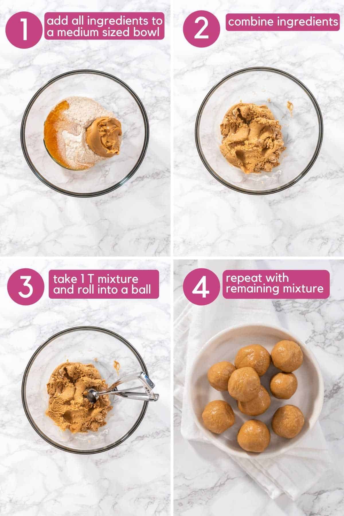 How to make peanut butter balls without chocolate coating.