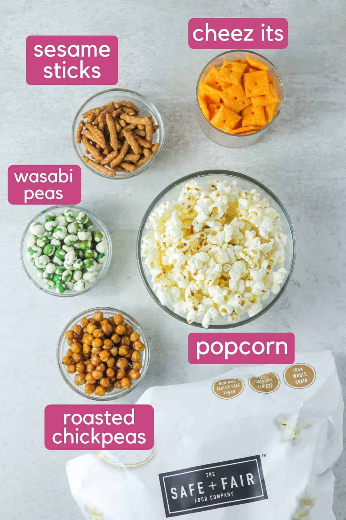 Sweet and Salty Popcorn Snack Mix Recipe