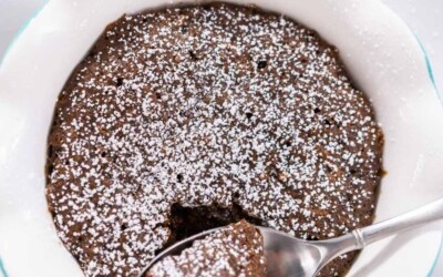 gingerbread mug cake 4 minute recipe.