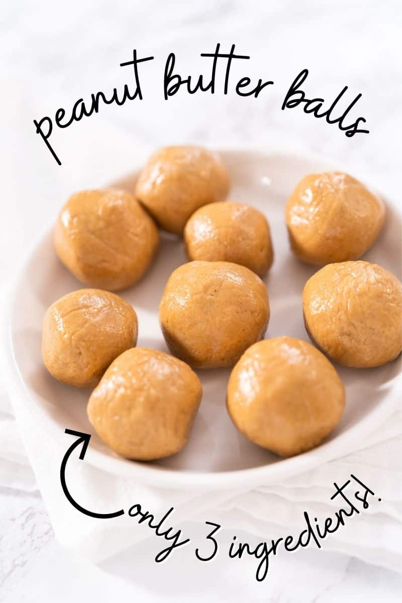 3 Ingredient Peanut Butter Energy Balls - Colleen Christensen Nutrition