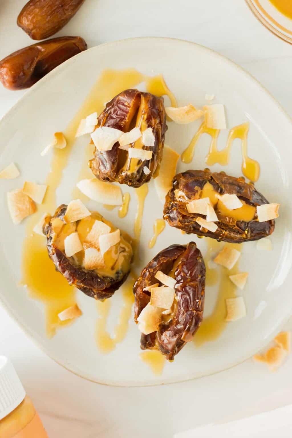Peanut Butter Stuffed Dates 5 Ways! Colleen Christensen Nutrition