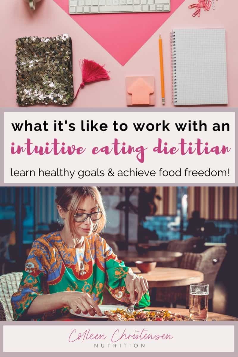 what its like to work with an intuitive eating dietitian.