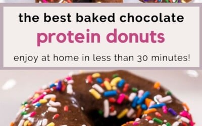 the best baked chocolate protein donuts.