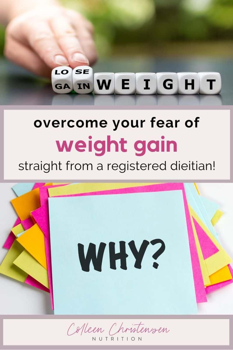 How to Get Over The Fear of Gaining Weight Colleen Christensen Nutrition